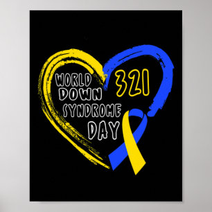 Liebe des Liebe World Down Syndrome Awareness Day Poster