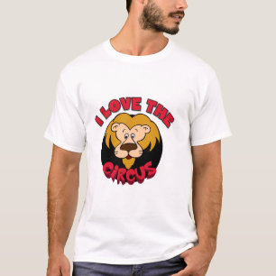 Liebe des Löwe-I die Zirkus-T-Shirts und die T-Shirt