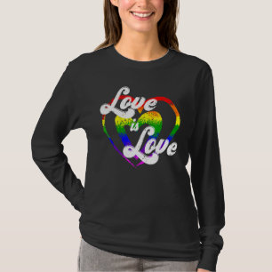 Liebe des Monats Monat Liebe Regenbogenflagge T-Shirt