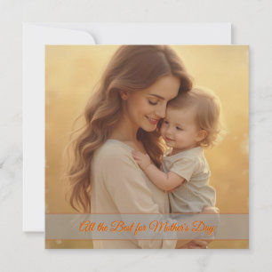 Liebe des Muttertags - Ein Augenblick reiner Freud