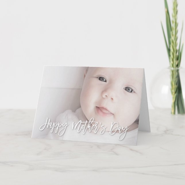 Liebe des Muttertags Ihres Fotos Karte (Vorderseite)