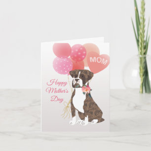 Liebe des Muttertags von Ihrem Boxerhund am Brindl Karte