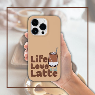 Liebe des niedlichen Lebens und Latte Case-Mate iPhone 14 Pro Hülle