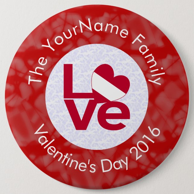 Liebe des Österreichischen Roten Briefes Personali Button (Vorderseite)