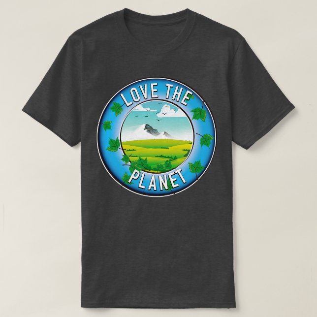 Liebe des Planeten T-Shirt (Design vorne)