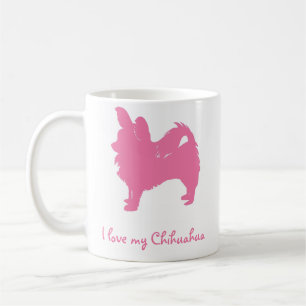 Liebe des Rosa-I mein Chihuahua Tasse