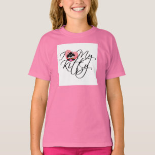 Liebe des Rosa-I meine Kitty-T-Shirts und T-Shirt