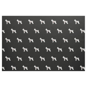 Liebe des Schnauzer-(riesiger Schnauzer) Stoff