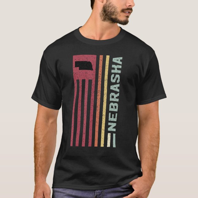 Liebe des Staat Retro Vacationing Willkommen US Ka T-Shirt (Vorderseite)