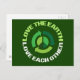Liebe des Umweltbewusstseins der Erde Postkarte (Vorne/Hinten)