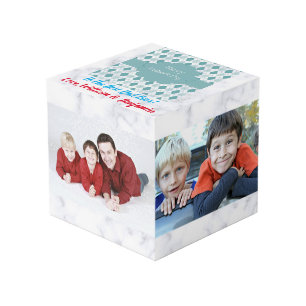 Liebe des Vaters Foto Collage 4 Bilder Würfel