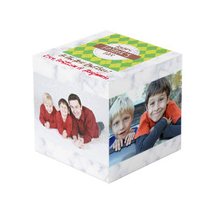 Liebe des Vaters Foto Collage 4 Bilder Würfel