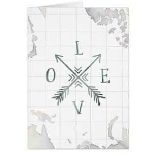 Liebe des Watercolorwanderlust-Abenteuer-III