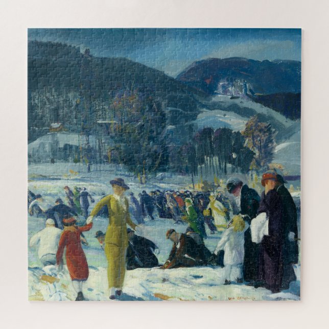 Liebe des Winters - George Wesley Bellows Puzzle (Horizontal)
