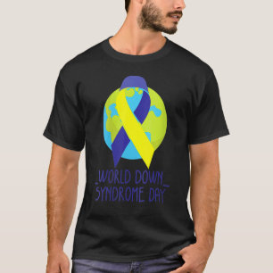 Liebe des "Womens Liebe World Down Syndrome Awaren T-Shirt