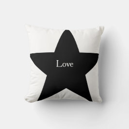 Liebe Design Black & Star Trow Kissen Cushions
