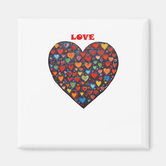 Liebe - Deutsch Magnet (Vorne)