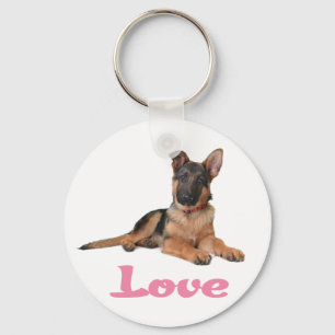 Liebe Deutsche Schäferhund Welpen Schlüsselanhänge Schlüsselanhänger