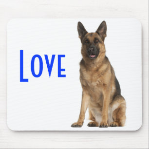 Liebe Deutscher Schäferhund Welpe Hund Computer Ma Mousepad