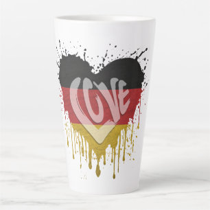 Liebe Deutschland Flagge Milchtasse
