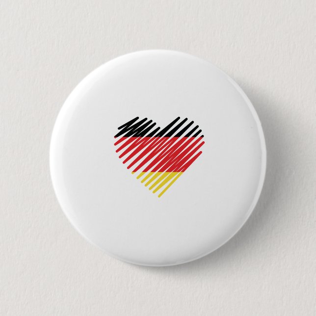 Liebe Deutschland - Stolz Button (Vorderseite)