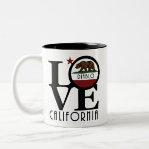 LIEBE Diablo California 11oz Zweifarbige Tasse