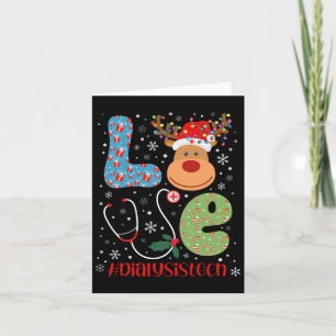 Liebe Dialysis Tech Life Weihnachtsmann Xmas Te Karte