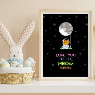 Liebe dich auf das Meau und zurück Poster