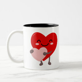 Liebe dich, Babe Zweifarbige Tasse