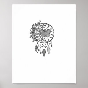 Liebe dich bis zum Mond und zurück Himmels Traumku Poster