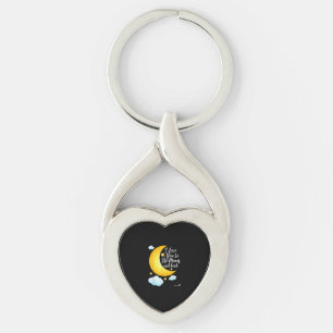 Liebe dich bis zum Mond und zurück Teile deine Lie Schlüsselanhänger