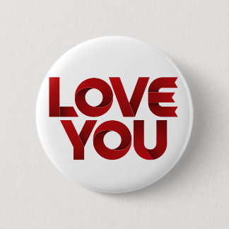 Liebe dich – Fette romantische Typografie Button