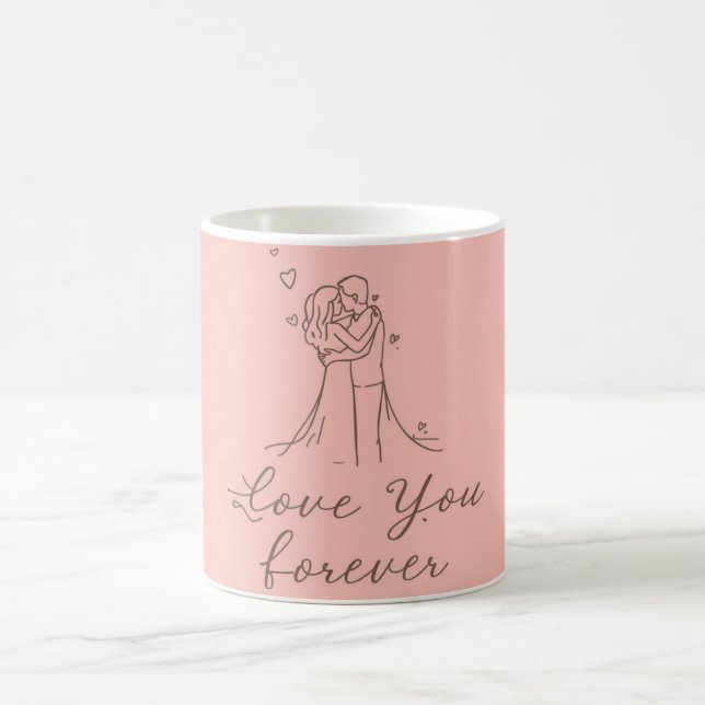 Liebe Dich Für Immer Tasse – Romantisches Valentin (Mittel)