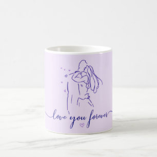 Liebe Dich Für Immer Tasse – Romantisches Valentin