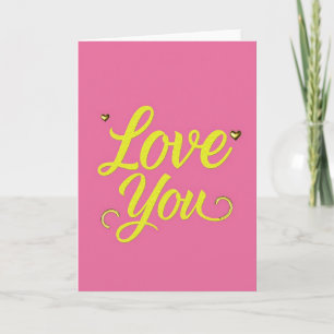 Liebe dich Graphic Pop Art Karte