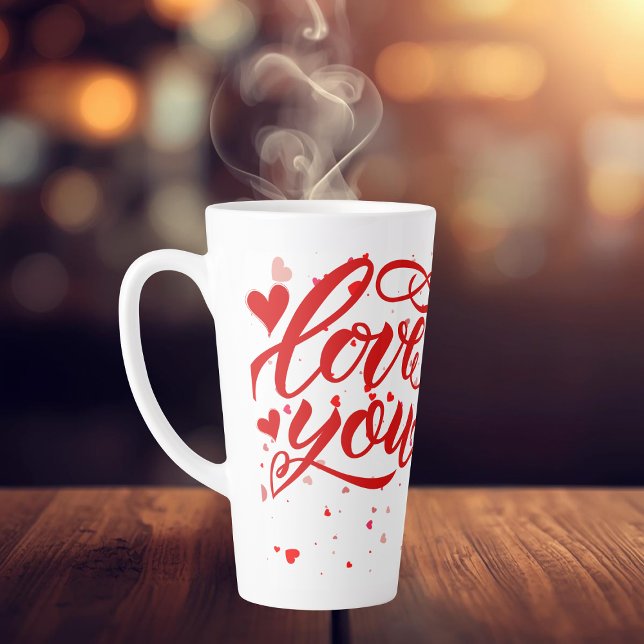 Liebe dich großer Latte-Mug Milchtasse (Von Creator hochgeladen)