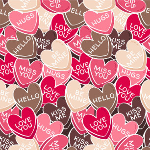 Liebe dich Herzen  Feiertagspostkarte