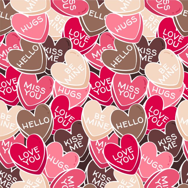 Liebe dich Herzen  Feiertagspostkarte (Colorful Hearts with Hugs, Love You, Kiss me Quote!)