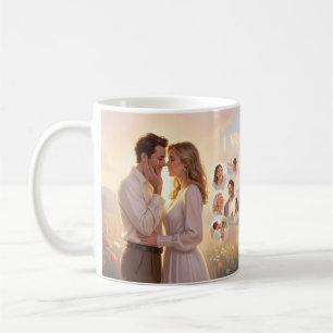 Liebe dich immer Golden Sunrise Romance Tasse