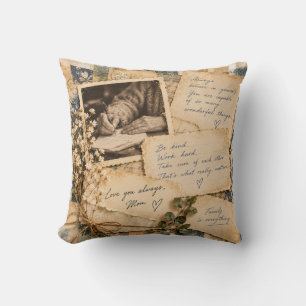 Liebe dich immer Mama Vintage-Letter-Wurfkissen Kissen