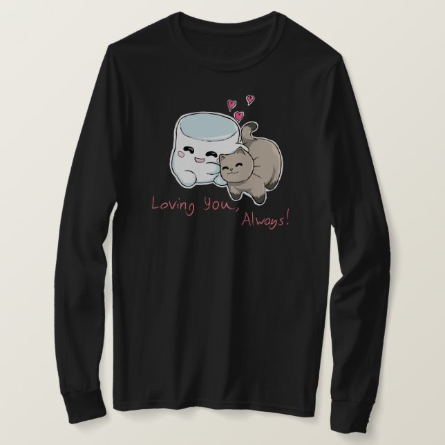 Liebe dich, immer! T-Shirt (Design vorne)