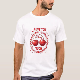 Liebe dich Kirsche sehr Herren T-Shirt