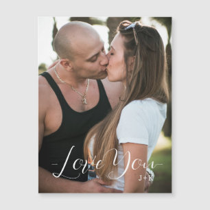 Liebe dich, Liebespaar Magnetkarte
