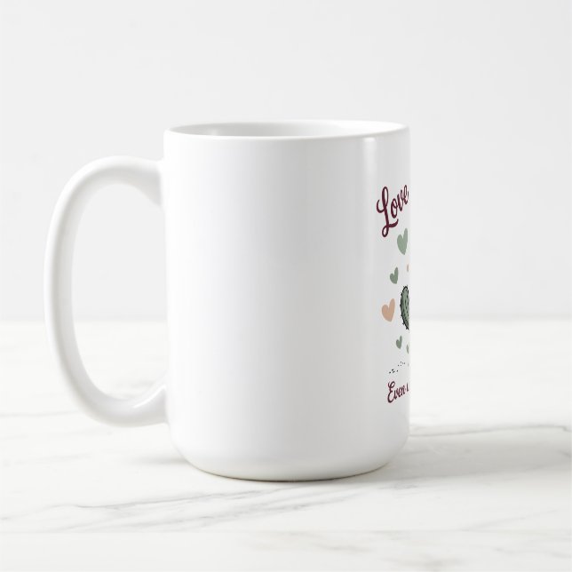 Liebe dich, Mama Kaffeetasse (Links)