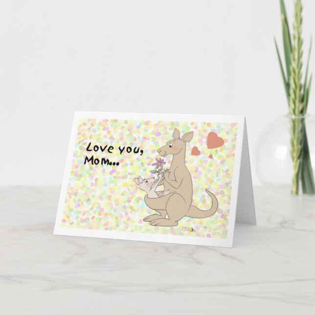 Liebe dich, Mama... Karte (Vorderseite)