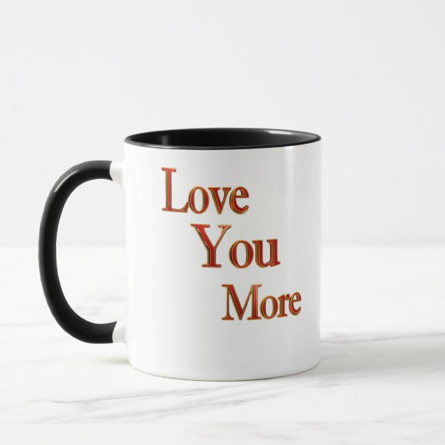Liebe dich mehr Expressive Liebeskunst  Tasse (Links)