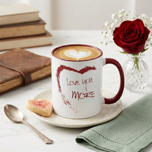 Liebe dich mehr tasse