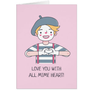 Liebe dich mit ganzem Mime-Herzen, süße lustige Li