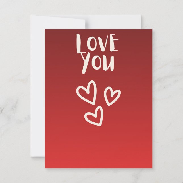 Liebe dich mit Herzen (Vorderseite)