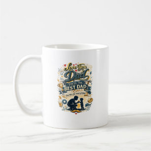 Liebe dich Papa, bester Papa überhaupt, Vintage-De Kaffeetasse